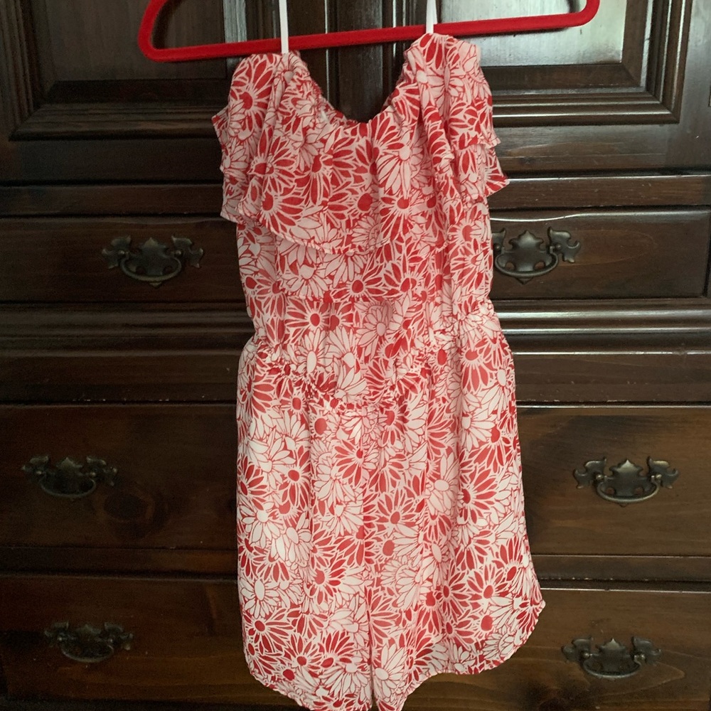 Charming Charlie Silk Summer Romper